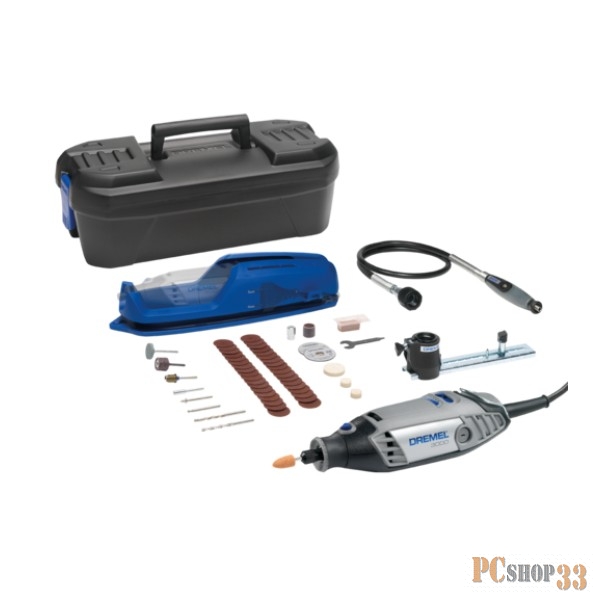 Гравер DREMEL 3000 - 2/45 Xmas 2018 10000-33000об/мин гибкий вал кейс