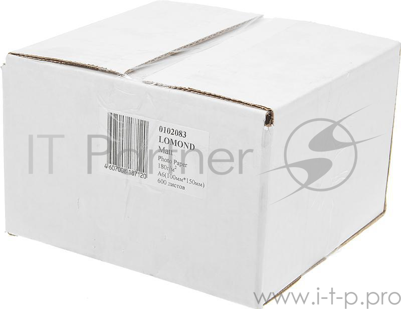 Бумага LOMOND 0102083 Матовая фотобумага A6, 10х15, 180г/м2, 600 л.