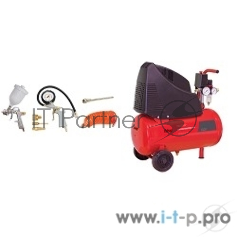 Компрессоры, Пневматическое оборудование FUBAG HOUSE MASTER KIT +набор из 5 предметов 8213800KOA610 (8213800KOA541) (Реси- вер, л 24 Произ- водит., л/мин 180 Давле- ние, бар 8 Мощность, кВт1.1 Напря- жение, В 220 Вес, кг 19)