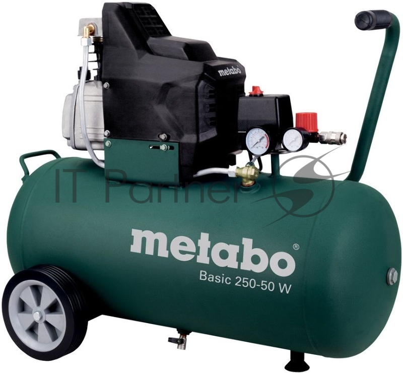 Компрессоры Metabo 250-50 W 601534000 Компрессор { масл.1.5кВт,50л, вес 32.5 кг }