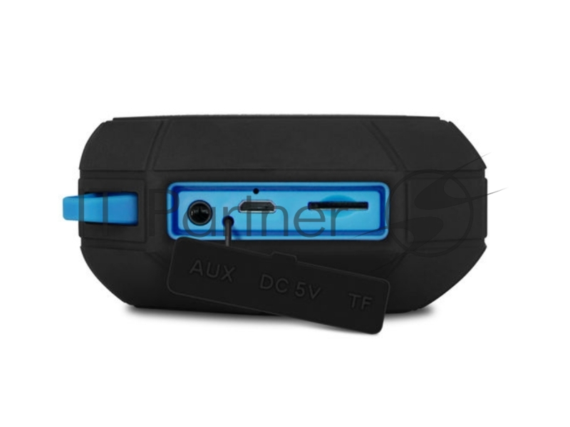 Колонки SVEN PS -77, черный-синий SV-016432 (5 Вт, Bluetooth, microSD, FM-тюнер)