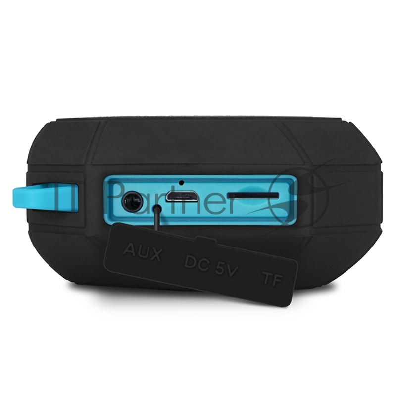 Колонки SVEN PS -77, черный-синий SV-016432 (5 Вт, Bluetooth, microSD, FM-тюнер)