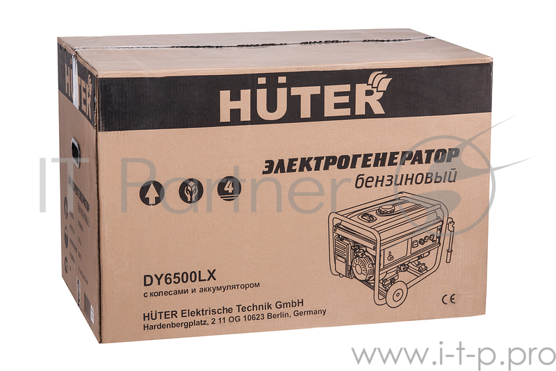 Электрогенератор DY6500LX с колёсами и аккумулятором