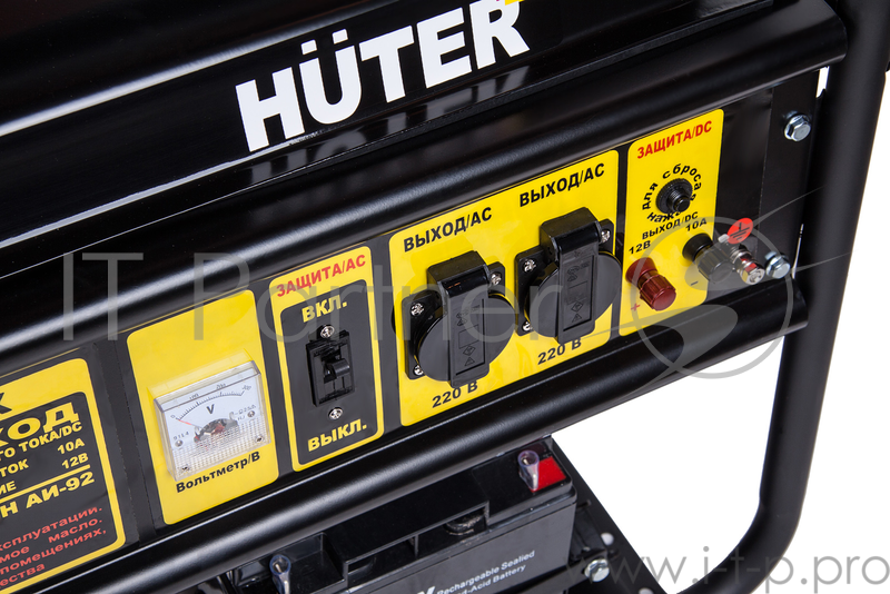 Электрогенератор DY6500LX с колёсами и аккумулятором