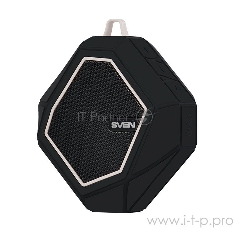 Колонки SVEN PS -77, черный-белый SV-016456 (5 Вт, Bluetooth, microSD, FM-тюнер )