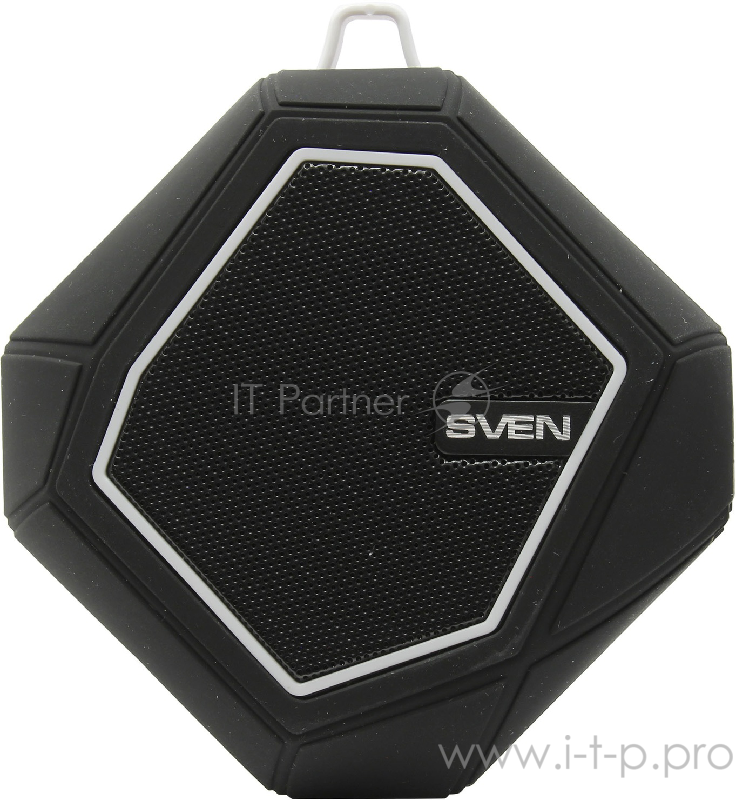Колонки SVEN PS -77, черный-белый SV-016456 (5 Вт, Bluetooth, microSD, FM-тюнер )