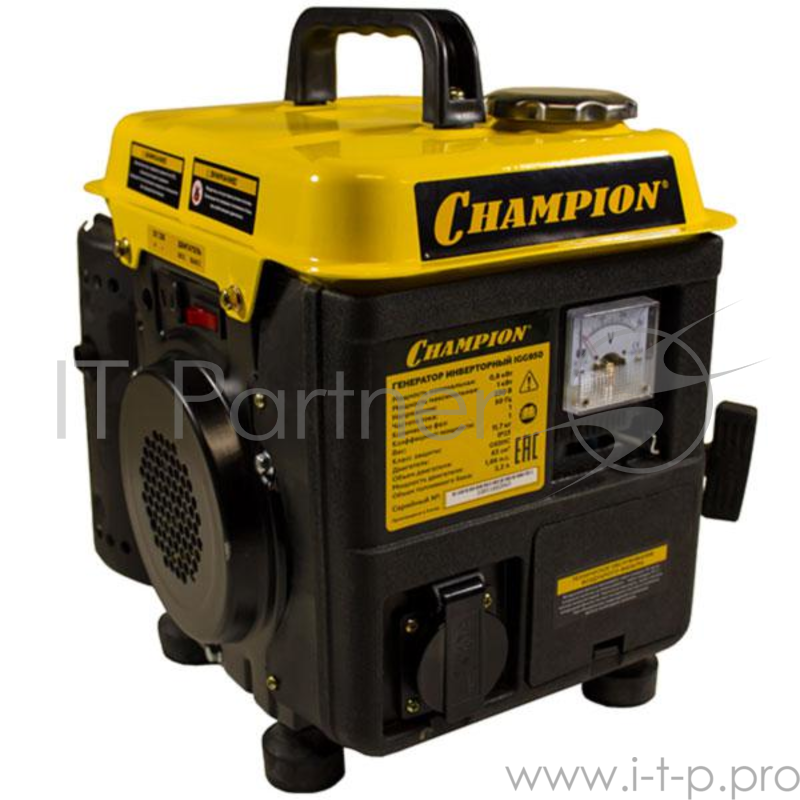 Генератор CHAMPION IGG950 0.8/0.9кВт 1.86лс 2.2л 11.7кг 12v
