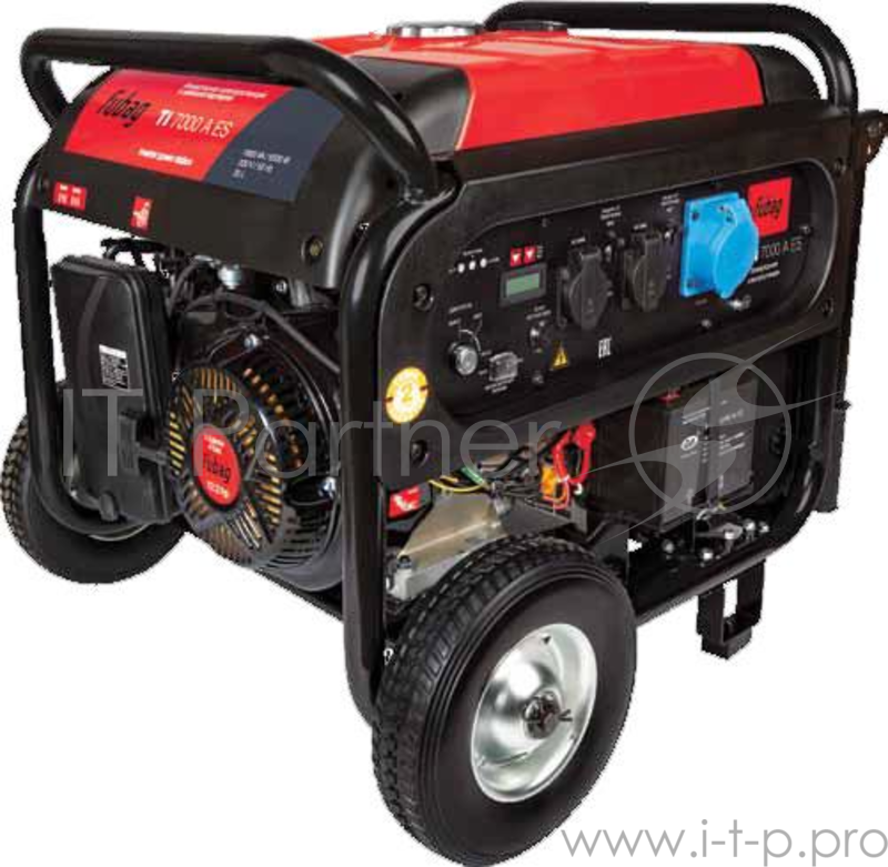 Электростанция инверторная FUBAG TI 7000 A ES 220В 29.5A 6.5кВт 3800об./мин 25л