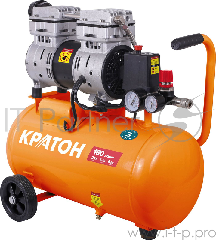 Компрессор КРАТОН AC-180-24-OFS с прямой передачей безмасляный