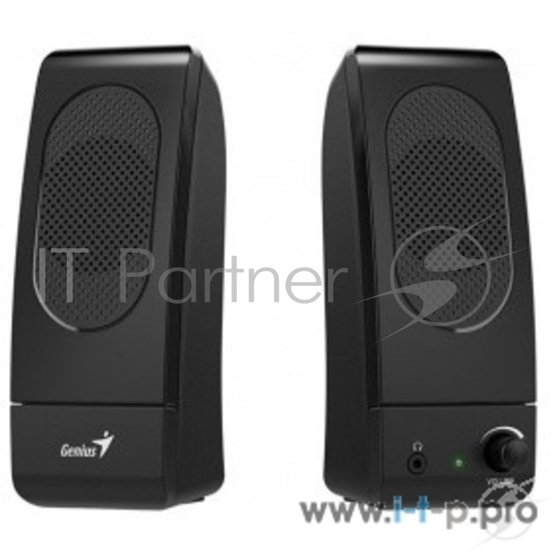 Колонки GENIUS SP-L160 черный {160-18000 Гц, разъем mini jack, USB, 3 Вт}