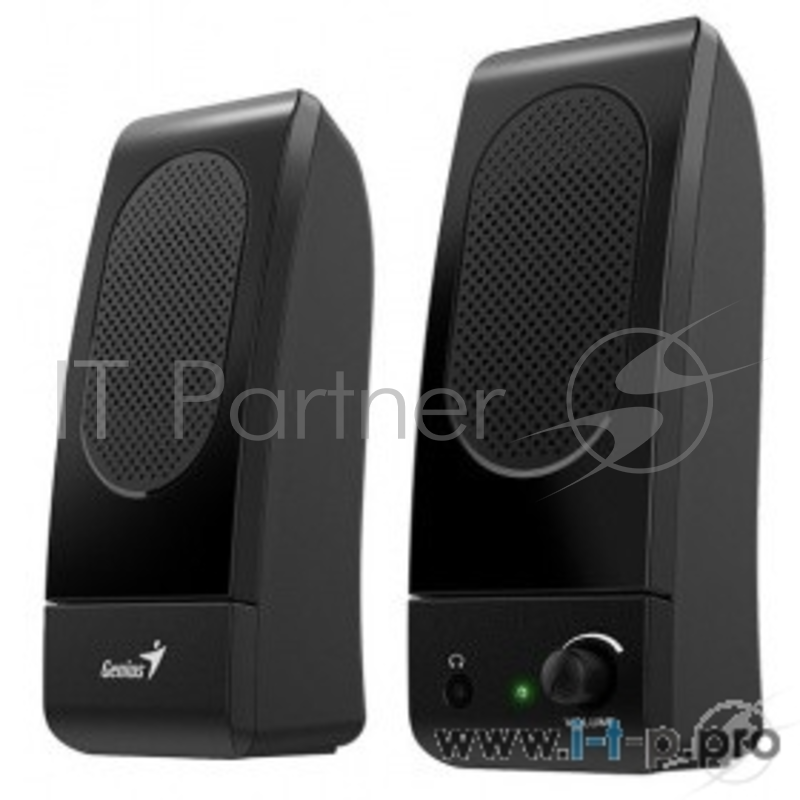 Колонки GENIUS SP-L160 черный {160-18000 Гц, разъем mini jack, USB, 3 Вт}