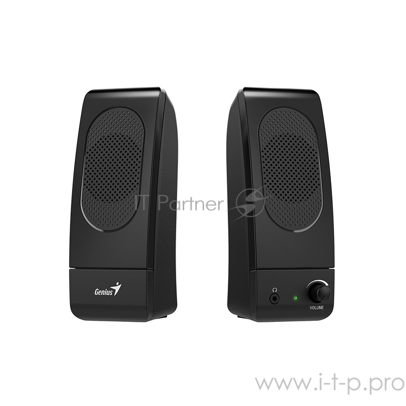 Колонки GENIUS SP-L160 черный {160-18000 Гц, разъем mini jack, USB, 3 Вт}