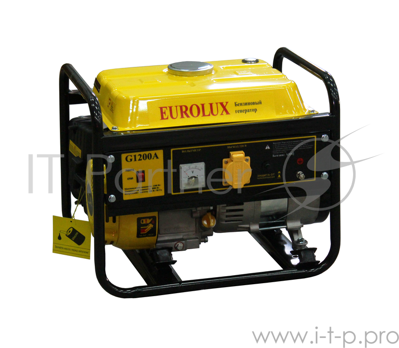 Генератор EUROLUX G1200A 2.4лс 1.1кВт бензин 220в 6л