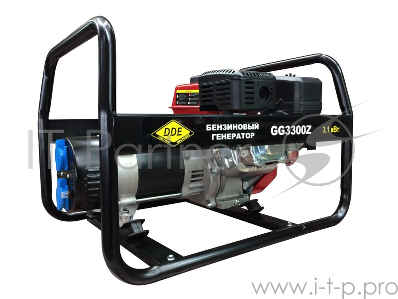 Бензиновый генератор DDE GG3300Z однофазн.ном/макс. 2.8/3.1 кВт DDE UP170 т/бак 3.6л ручн/ст 42кг