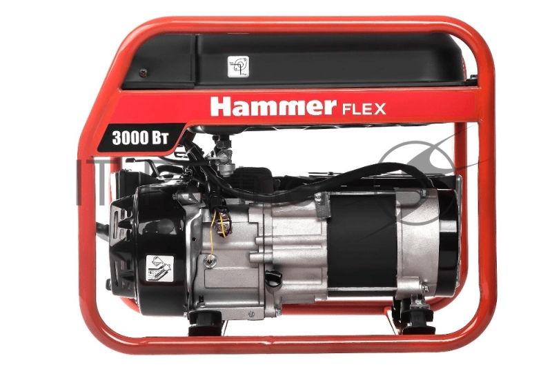 Бензоэлектростанция Hammer Flex GN3000 3КВт 220В 50Гц бак 10л непр.13ч