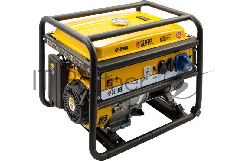Генератор DENZEL GE 8900 бензиновый 8.5кВт 220в/50гц 25л ручной старт