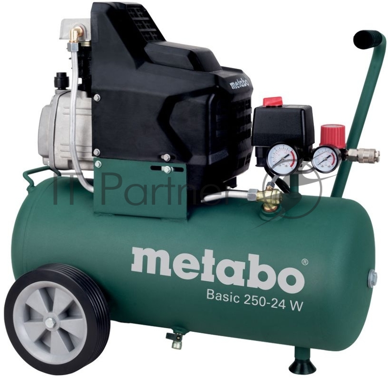 Компрессоры Metabo 250-24 W 601533000 Компрессор { масл.1.5кВт,24л, вес 27кг }
