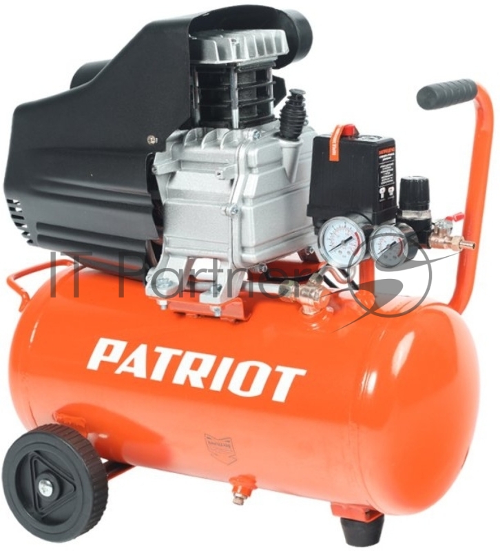 Компрессоры, Пневматическое оборудование Компрессор PATRIOT EURO 24-240 525306365 {Мощн.: 1.5 кВт Напр.: 230В~50Гц Об.двиг.: 2850 об/мин Производит.: 240 л/мин Об.ресивера: 24 л Давл.: 8 бар Вес: 17,4 кг}