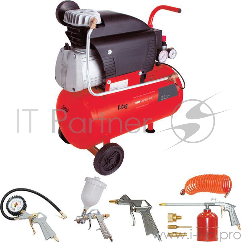 Компрессоры, Пневматическое оборудование FUBAG Компрессор AIR MASTER KIT + 6 (FC 230/24 + 6 предметов) 45681983
