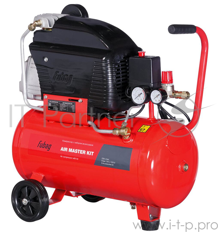 Компрессоры, Пневматическое оборудование FUBAG Компрессор AIR MASTER KIT + 6 (FC 230/24 + 6 предметов) 45681983