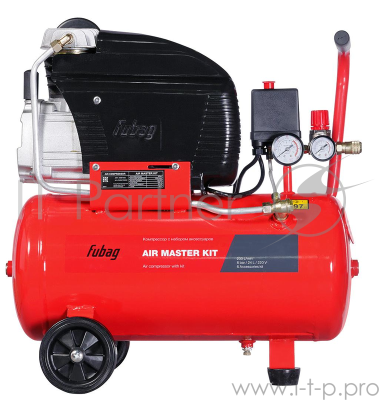 Компрессоры, Пневматическое оборудование FUBAG Компрессор AIR MASTER KIT + 6 (FC 230/24 + 6 предметов) 45681983
