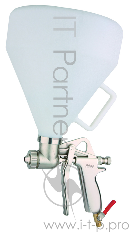 Пневматическое оборудование FUBAG Пистолет текстурный DECOR G5000 (149л/м_3_5бар_верхний бачок_4_5л_3 сопла_4_6_8мм) 110148