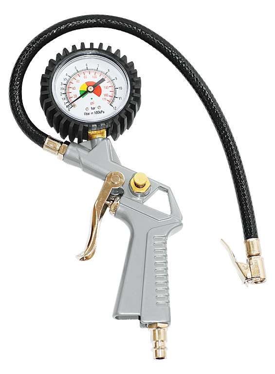 Пневматическое оборудование FUBAG Пневмопистолет для накачки, с манометром (140л/мин_0-10бар)_блистер 110113