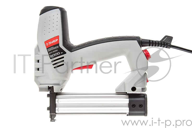 Гвоздезабиватели, Скобозабиватели, Степлеры ЗУБР МАСТЕР ЗСП-2000 Пистолет скобозабивной { регулятор силы удара, скоба: 15-25мм, гвоздь: 15-30мм, 2000Вт }