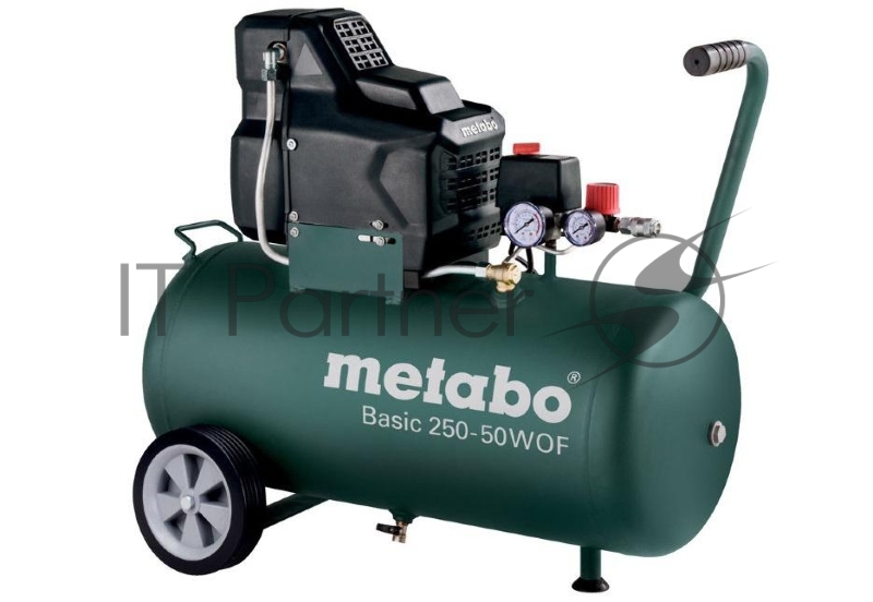 Компрессоры Metabo Basic 250-50 W OF 601535000 Компрессор { Компрессор безмасл. 1.5кВт,50л }