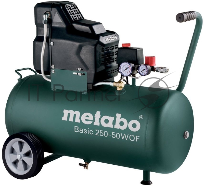 Компрессоры Metabo Basic 250-50 W OF 601535000 Компрессор { Компрессор безмасл. 1.5кВт,50л }