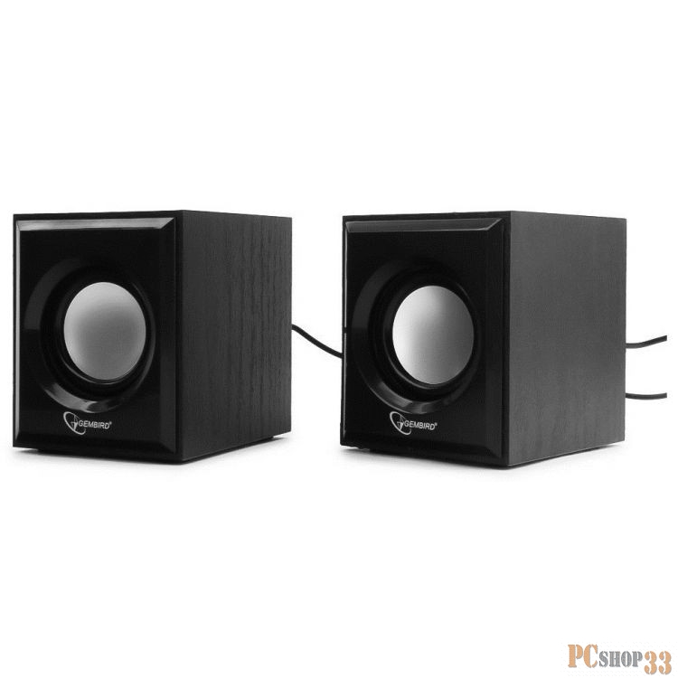 Колонки Акустическая система 2.0 Gembird SPK-205 корпус из МДФ, мощность 6 Вт (RMS)
