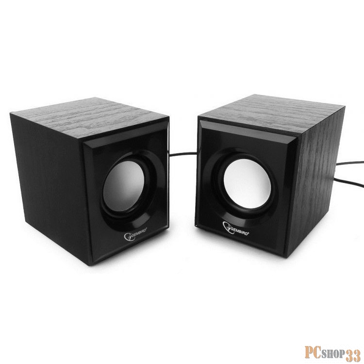 Колонки Акустическая система 2.0 Gembird SPK-205 корпус из МДФ, мощность 6 Вт (RMS)