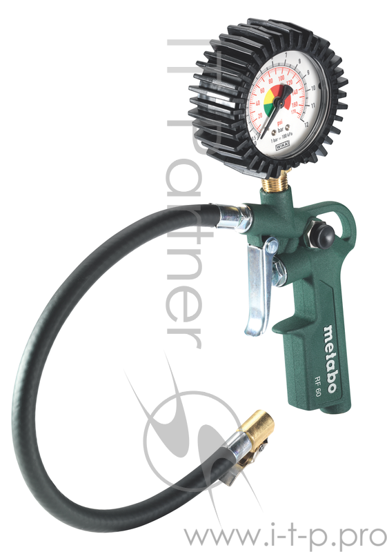 Пистолет для накачки шин METABO RF 60 (602233000) 0.5-12Бар длина шланга 35см