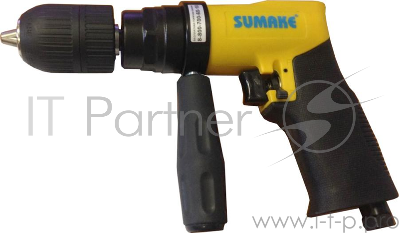 Дрель пневматическая SUMAKE ST-P4441AC 13мм с ручкой