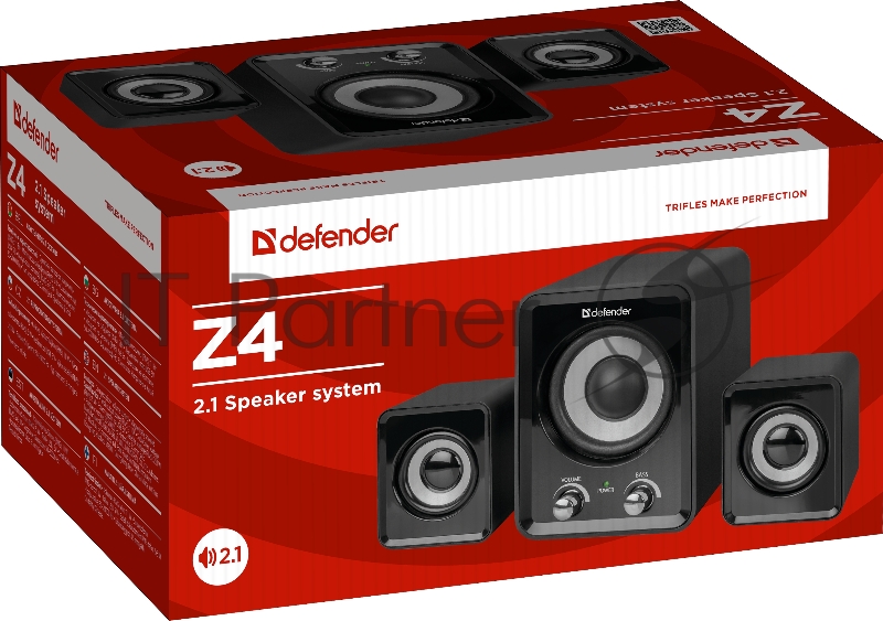 Колонки Defender Z4 11 Вт, питание от USB 65508