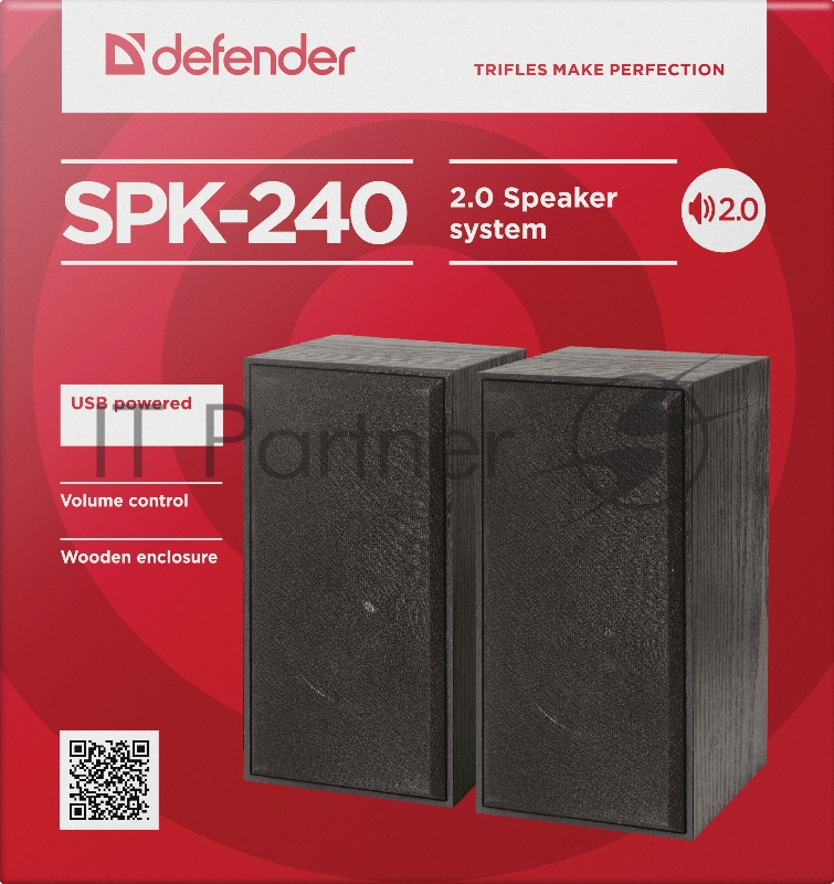 Колонки Defender SPK 240 6 Вт, питание от USB 65224