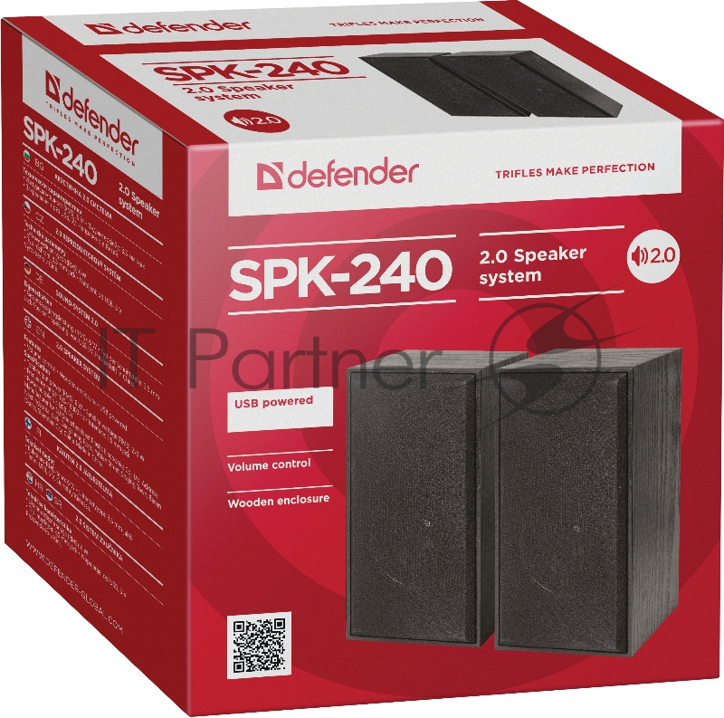 Колонки Defender SPK 240 6 Вт, питание от USB 65224