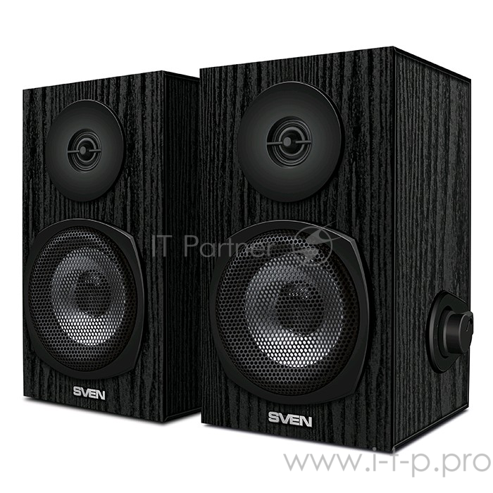 Колонки SVEN SPS-575, черный {6 (2*3), 80-20 000Гц, Питание через USB-порт ПК, ноутбука или адаптер 5V DC}