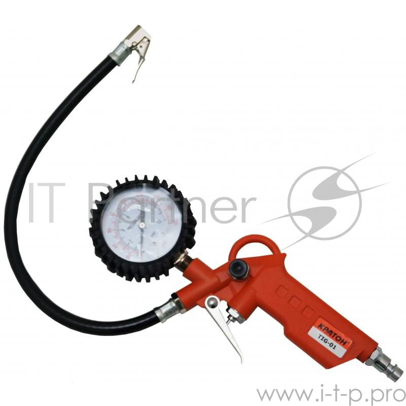 Пистолет для накачки шин КРАТОН TIG-01 с манометром
