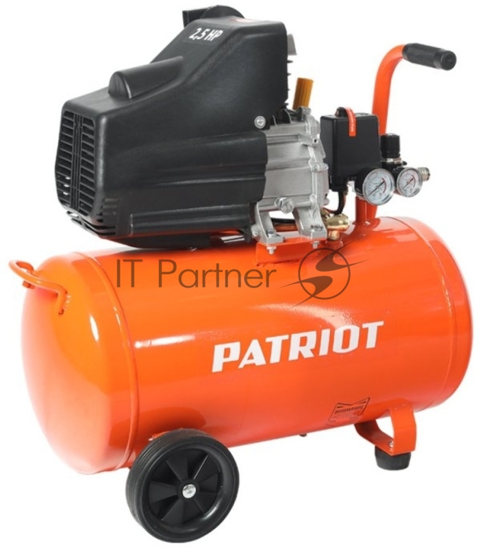 Компрессор PATRIOT EURO 50/260 1.8кВт 220В 260л/мин 50л выход быстросъём елочка 8мм