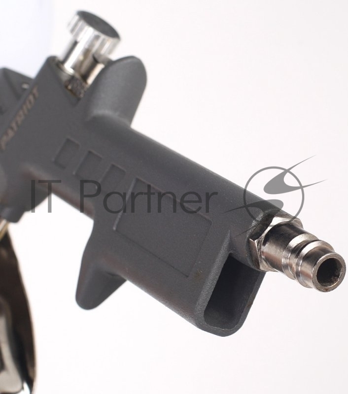 Краскопульт пневматический PATRIOT LV 162А в.бак 0.5л 400л/мин 3-4бар 1.5мм факел120-220мм 0.8кг