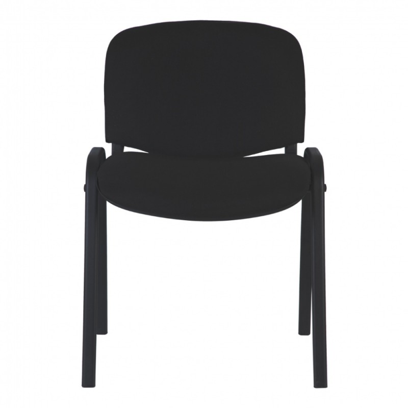 Офисное кресло или стул Бюрократ Виси С-11 черный { Стул для посетителей , черный каркас, черная ткань}