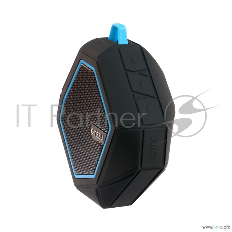 Колонки Ginzzu Ginzzu GM-871В (6Вт, 150Гц-18КГц, 600мАч, Handsfree, AUX, TF-card, FM-радио, waterproof-IPX4)