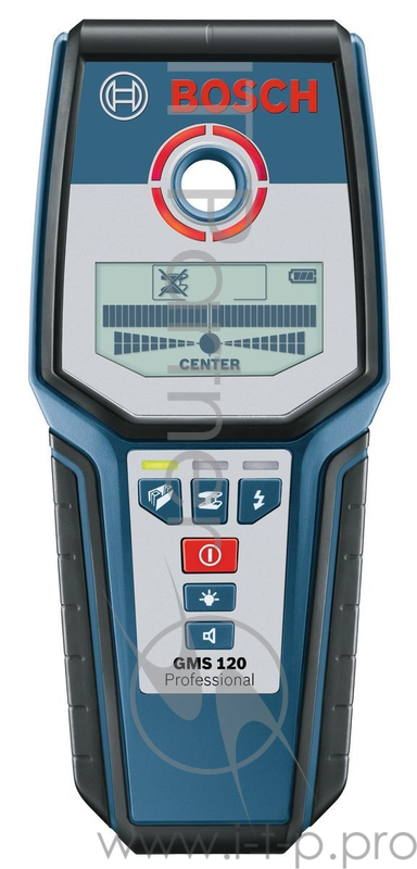 Лазерные дальномеры, уровни, детекторы Bosch GMS 120 Профессиональный детектор скрытых коммуникаций 0601081000