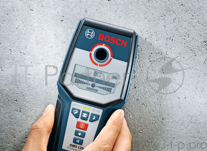 Лазерные дальномеры, уровни, детекторы Bosch GMS 120 Профессиональный детектор скрытых коммуникаций 0601081000