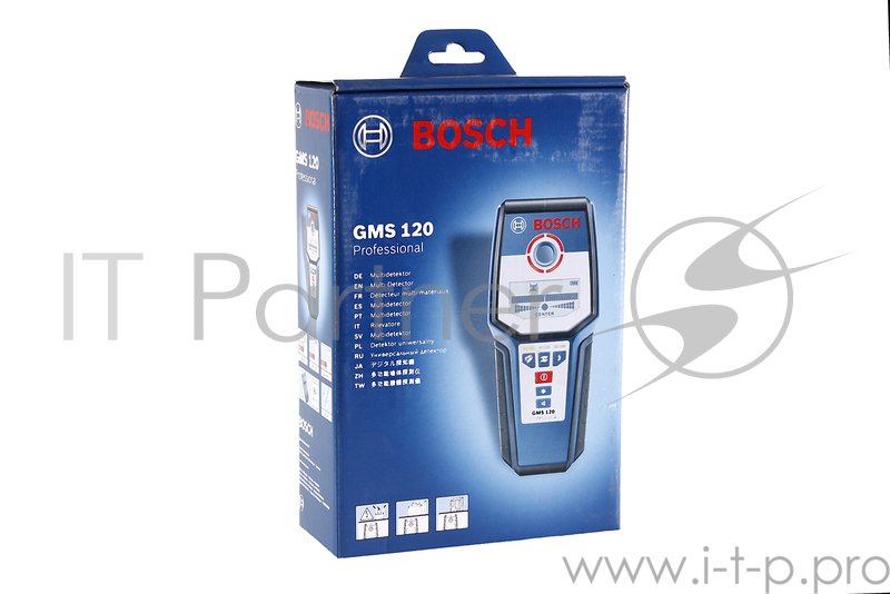 Лазерные дальномеры, уровни, детекторы Bosch GMS 120 Профессиональный детектор скрытых коммуникаций 0601081000