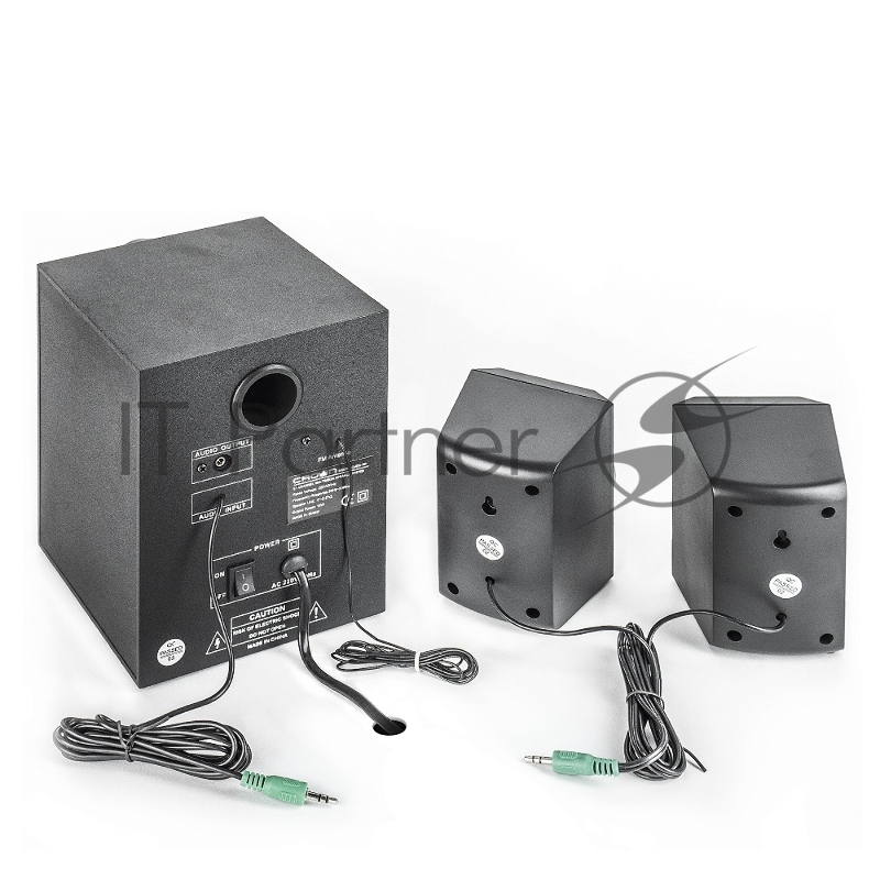 Колонки Акустическая система 2.1 CROWN CMBS-160 (МДФ, Bluetooth, 8W+4W*2=16W приёмник FM картридер интерфейс USB IR пульт)