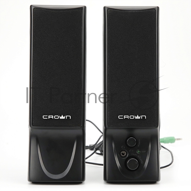 Колонки CROWN CMS-602 (USB, 6W управление громкостью, разъём для наушников, кнопка включения, Длина кабеля между колонками 1мДлина аудио-кабеля и питания 2м.)