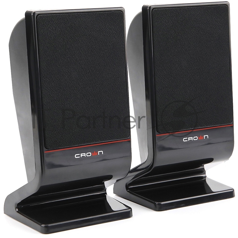 Колонки CROWN CMS-601 (USB, 6W управление громкостью, разъём для наушников, кнопка включения, Длина кабеля между колонками 1мДлина аудио-кабеля и питания 2м.)