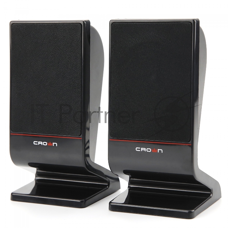 Колонки CROWN CMS-601 (USB, 6W управление громкостью, разъём для наушников, кнопка включения, Длина кабеля между колонками 1мДлина аудио-кабеля и питания 2м.)